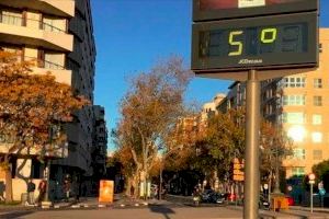 Una “ola de frío” llegará a la Comunitat Valenciana a partir del jueves