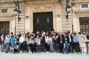 Alumnos de Italia y Alemania participan en un programa Erasmus con el Instituto Joan Fuster