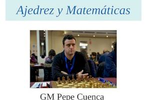 Conferencia del Gran maestro de ajedrez Pepe Cuenca sobre ajedrez y matemáticas, en la Universitat de València