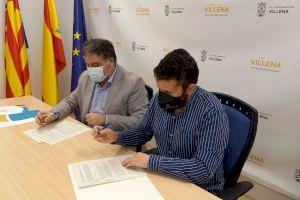 Ayuntamiento de Villena y el Consorcio de residuos CREA firman el convenio de cesión de parcela para el nuevo ecoparque fijo