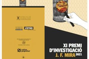 L'ETNO. Museu Valencià d'Etnologia i l'Associació Valenciana d'Antropologia otorgan el XI Premi Joan Francesc Mira