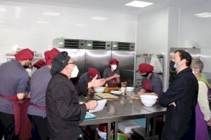 La cocina profesional del CEE Castell Vell de Castelló ya se encuentra a pleno rendimiento
