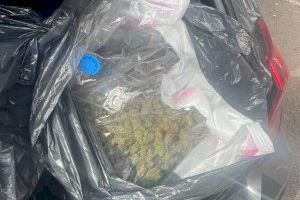 Detenido en un área de servicio de Burriana con casi 9 kilos de marihuana en el coche