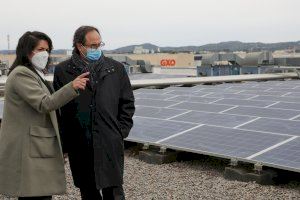 Soler confirma que todas las fases del Archivo Intermedio de Riba-roja serán autosuficientes gracias a la energía fotovoltaica