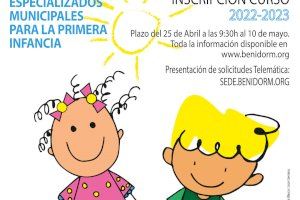 Benidorm abre el 25 de abril la solicitud de plaza para las escuelas infantiles municipales y el SAPI