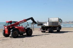 Benicàssim trabaja en la mejora y mantenimiento de sus playas