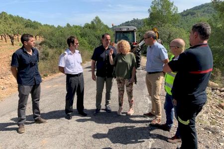 La Diputación de Castellón iniciará el 19 de abril las obras de remodelación de la carretera de Miravet que une Cabanes con Oropesa del Mar