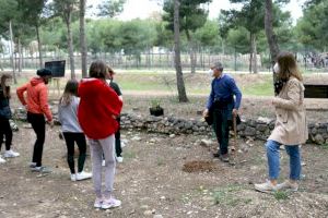 Alumnado del IES Beatriu Fajardo de Mendoza planta 150 arbustos y árboles en el entorno de la Séquia Mare
