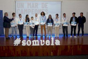 Diecinueve deportistas del RCNT homenajeados por la Federación de Vela de la Comunitat Valenciana en la gala anual 'Un Mar de Campeones'