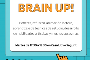 Ya están abiertas las plazas de inscripción para Brain Up! en el Casal Jove de Sagunto