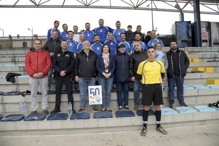 La Policía Local de Paiporta inicia la celebración de su 50 aniversario con un torneo de Fútbol 7
