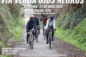 Esports i Club Ciclista Altea organitzen una ruta a la Via Verda de Ojos Negros