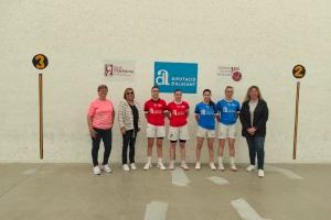 Decididos los cuatro equipos finalistas de la I Copa Presidente de la Diputación de Alicante de raspall
