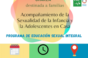 La xarrada per a famílies “Acompanyament de la sexualitat de la infància a l'adolescència” represa el programa d'educació sexual integral d'Almenara