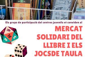 Este sábado regresa el Mercado Solidario de libros y juegos de mesa que organizan los grupos de participación juvenil