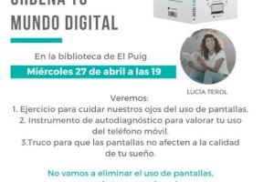 La escritora Lucía Terol presenta este miércoles en El Puig de Santa María, su libro “Ordena tu mundo Digital”