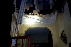Herida una octogenaria tras el derrumbe de su vivienda en Valencia
