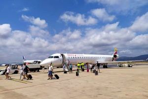 El aeropuerto de Castellón recupera la conexión con Sevilla con dos frecuencias semanales