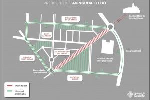 Castelló habilita itinerarios alternativos ante el inicio de la segunda fase de la reforma de la avenida Lidón