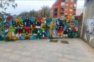 Destrozan el mural hecho por una ONG en un barrio de Valencia