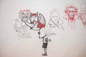 Hoy arranca la subasta solidaria de “Viñetas de paz”, una obra única de 27 artistas de cómic internacionales