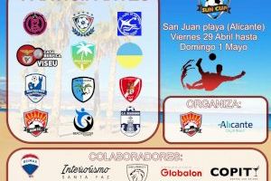 Más de 150 jugadores participan en el II Torneo Internacional Alicante City&Beach Sun Cup de fútbol playa