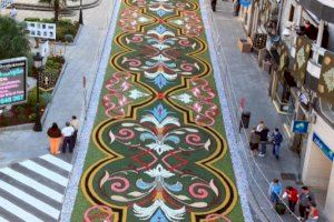 Una alfombra con 5.000 flores representará la corona de la Virgen de los Desamparados el día de la patrona