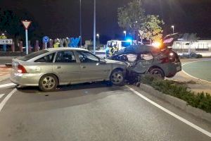 Detienen al conductor de uno de los vehículos accidentados en Burriana por imprudencia grave