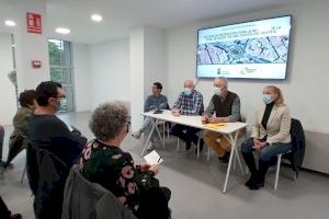 El Ayuntamiento de San Vicente del Raspeig explica a las asociaciones vecinales las tres alternativas contempladas para la restauración de la glorieta de la carretera de Agost