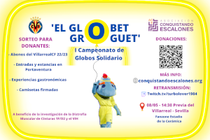 Conquistando Escalones y el Villarreal CF juntos en «El Globet Groguet»  por el reto de los 14.000 €