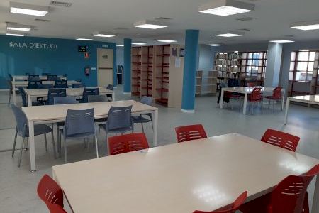 La Biblioteca Pública de Almussafes facilita la preparación de los exámenes finales con una ampliación de su horario de apertura