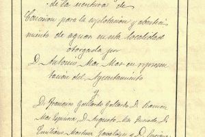 El Archivo Municipal dedica el Documento del Mes a la Crevillentina S.A., entidad dedicada a la distribución de aguas a domicilio