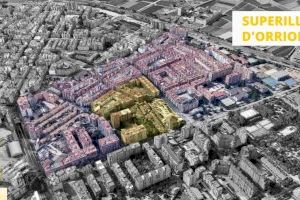 Así será la ‘supermanzana’ de Orriols: accesibilidad, zonas verdes y la peatonalización de 8.700 m2
