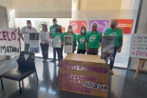Protesta en el hospital Provincial de Castellón contra la precariedad y la falta de recursos humanos