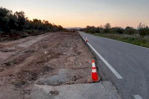 La Diputació de Castelló comença les obres de millora d’un nou tram de la carretera CV-100 entre Rossell i Sant Rafael del Riu