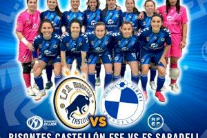 Bisontes Castellón se mide este sábado al FS Sabadell
