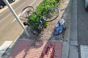 Herido un ciclista tras ser atropellado en Castelló