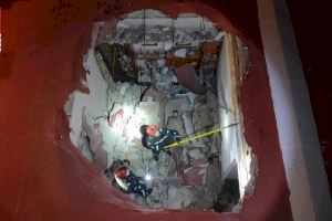 Se derrumba el techo de una casa en Vila-real