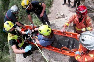 Once personas tienen que ser rescatadas este fin de semana en el monte valenciano