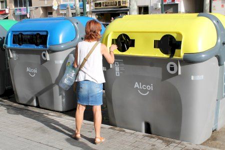 La separación de residuos crece en Alcoy durante los último nueve años