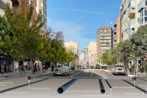 Villena presenta la obra de conversión de la Avenida Constitución en el nuevo Centro Comercial Abierto Urbano