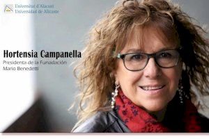 La biògrafa de Benedetti i presidenta de la seua fundació, Hortensia Campanella, al CeMaB