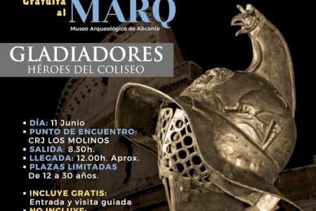 San Vicente organiza una visita al MARQ para descubrir la exposición ‘Gladiadores, héroes del Coliseo’