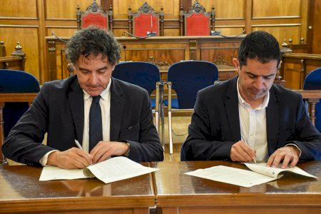 Turisme CV i Alcoi signen el conveni per a la restauració i adequació de l'edifici que albergarà el futur CdT d'interior de la província