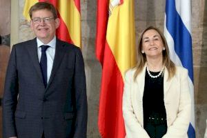 Ximo Puig ha recibido en audiencia a la embajadora de Uruguay en España, Ana Teresa Ayala