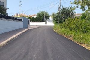 El Ayuntamiento de Peñíscola finaliza el asfaltado del Camino Santa Magdalena