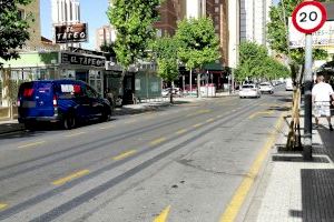 El PSOE de Benidorm solicita reordenar el tráfico en un tramo de la calle Ibiza y recuperar la zona de carga y descarga