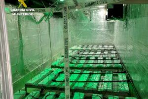 Un detingut després de desmantellar un laboratori de cultiu indoor de marihuana a Castelló