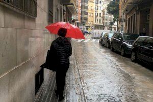 Avís groc per pluges aquest dimarts en la Comunitat Valenciana