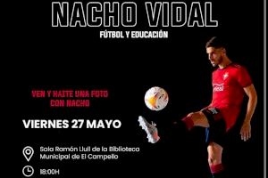 Nacho Vidal presenta el viernes su campus educativo-deportivo en la Biblioteca Municipal